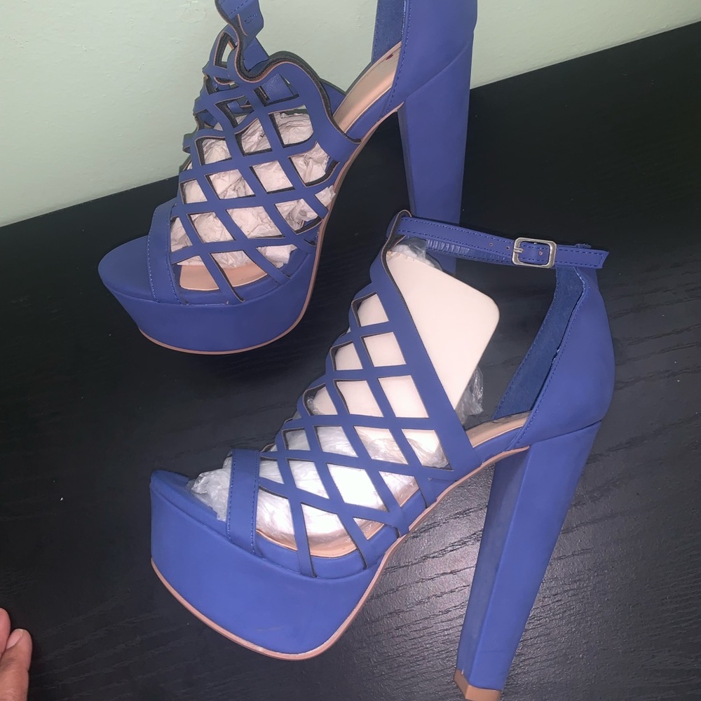 Blue heels